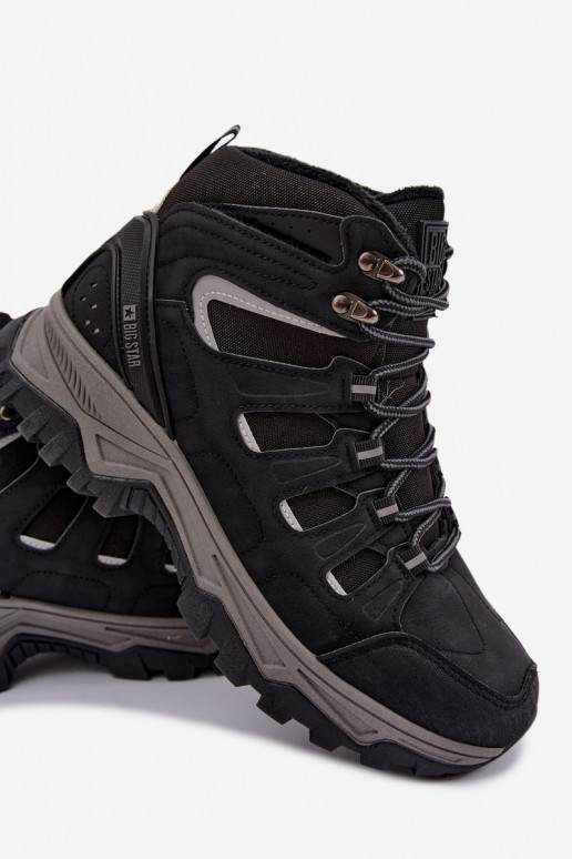 botas de senderismo aisladas para hombres Big Star UU174317 color negro