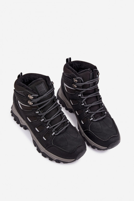 botas de senderismo aisladas para hombres Big Star UU174317 color negro