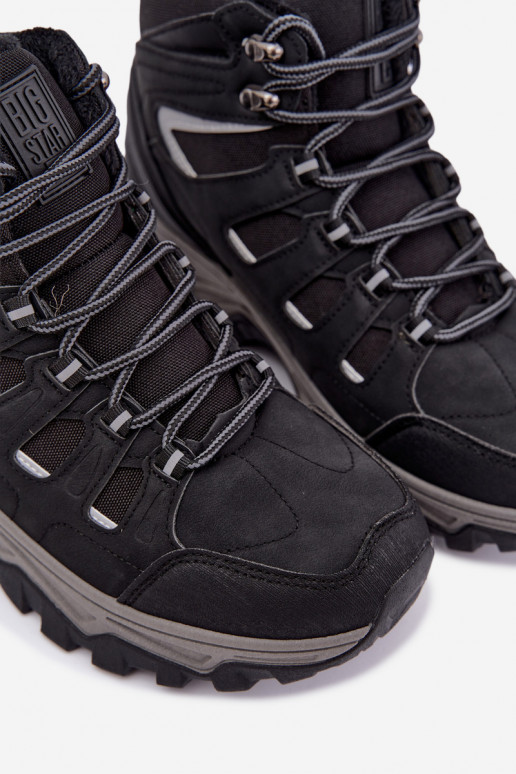 botas de senderismo aisladas para hombres Big Star UU174317 color negro