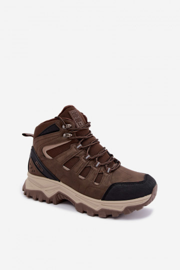 botas de senderismo aisladas para hombres Big Star UU174316 color marrón