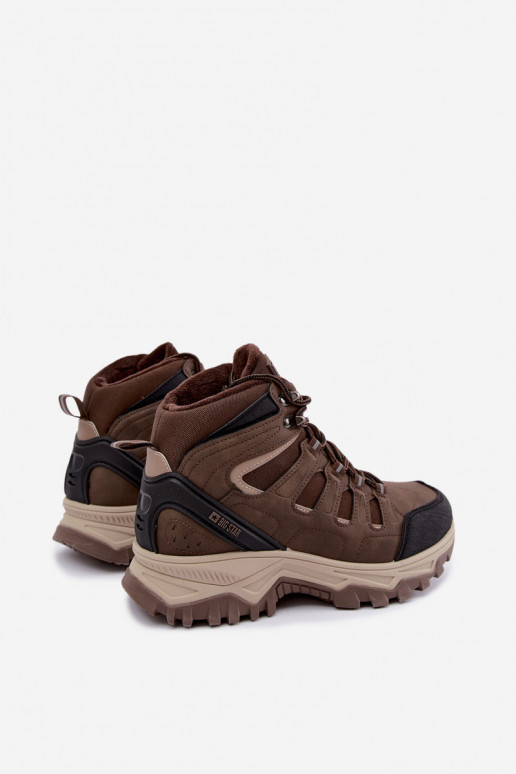 botas de senderismo aisladas para hombres Big Star UU174316 color marrón