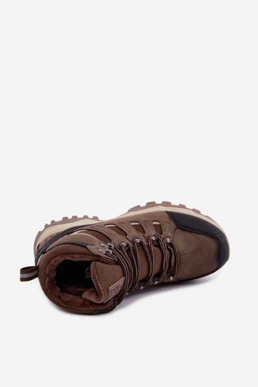 botas de senderismo aisladas para hombres Big Star UU174316 color marrón