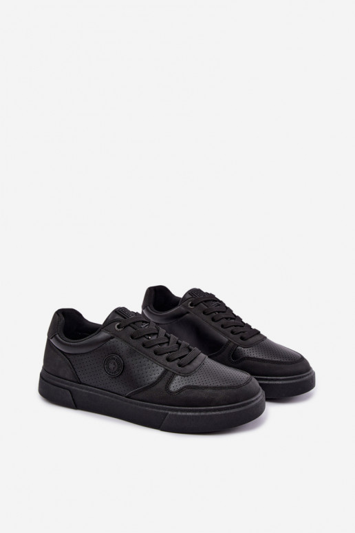 botas de estilo sneaker para hombres Big Star UU174327 color negro