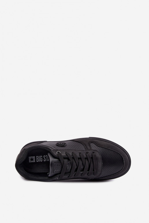 botas de estilo sneaker para hombres Big Star UU174327 color negro