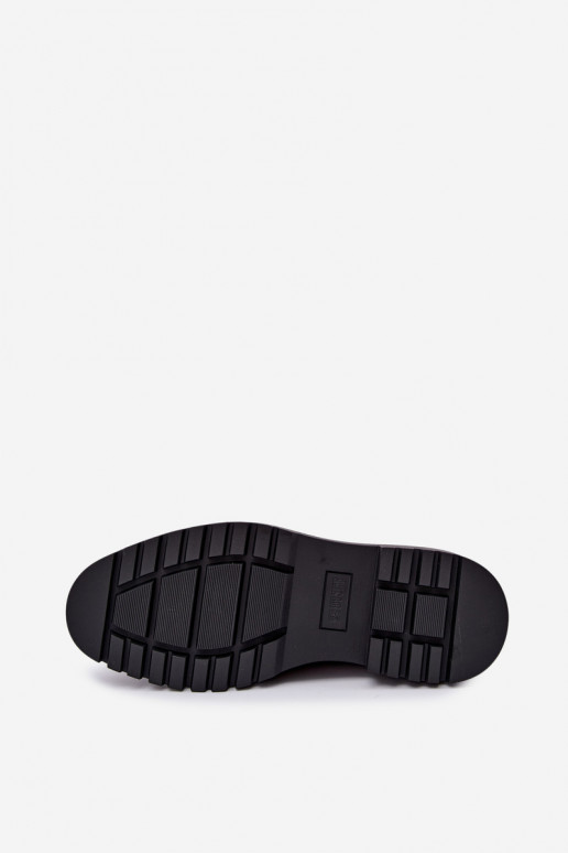 zapatos de ante para hombres Big Star UU174220 en color marrón