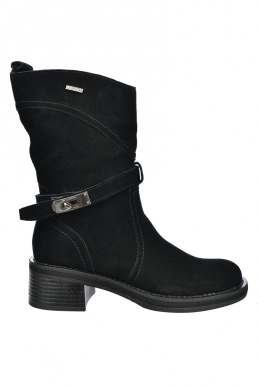 botines aislados para mujeres Big Star UU274608 en negro