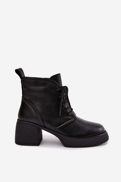 botines aislados para mujeres D&A CR62-3368 en negro