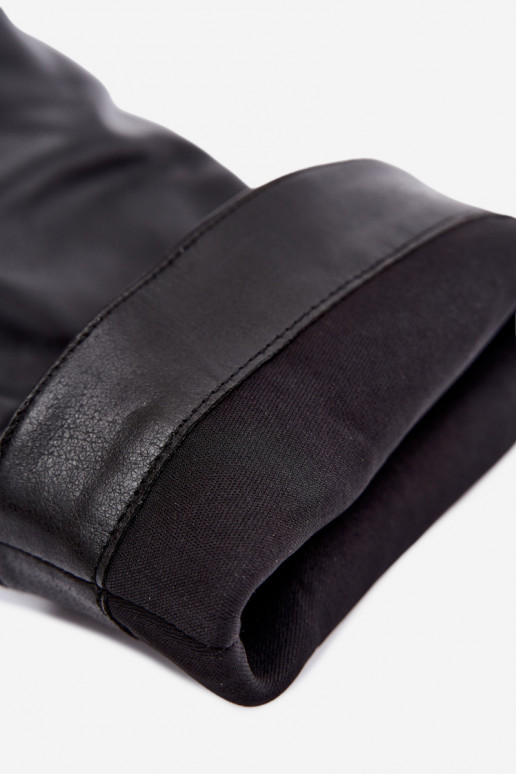 Botas largas sin cordones con tacones negras Caldira