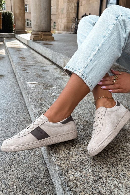 Zapatillas de mujer de ante sintético Big Star UU274440 en arena