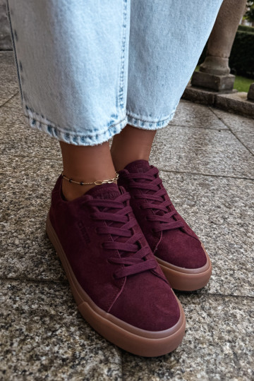 Zapatillas de mujer Big Star UU274242 en burdeos