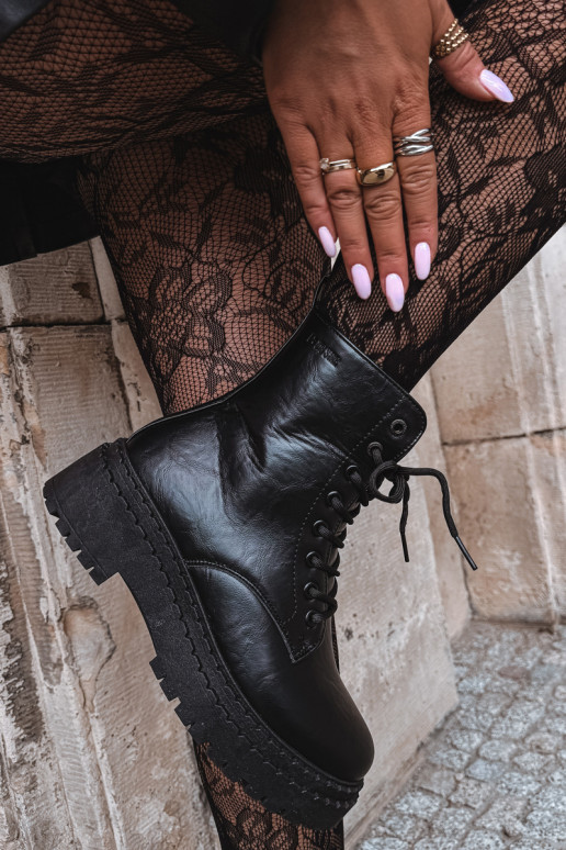 Botines de mujer Big Star UU274816 en negro