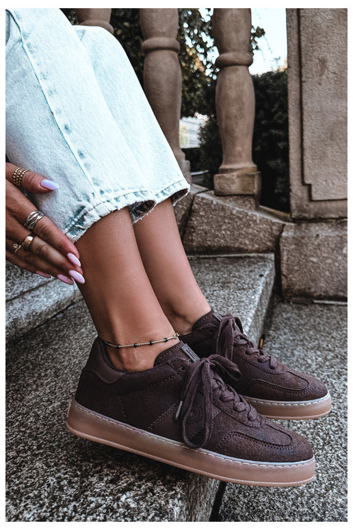 Zapatillas de mujer Big Star color chocolate