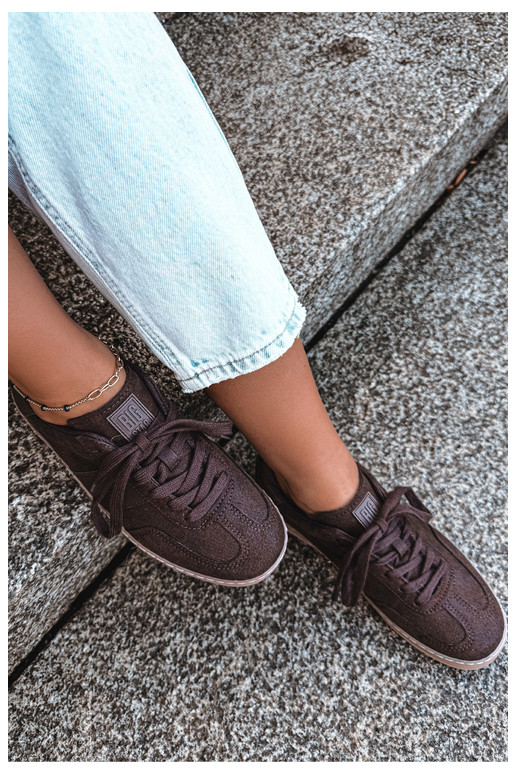 Zapatillas de mujer Big Star color chocolate
