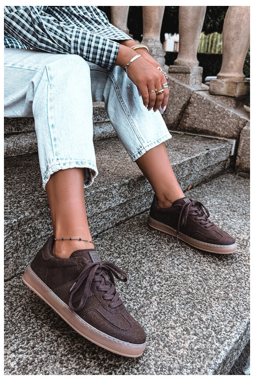 Zapatillas de mujer Big Star color chocolate