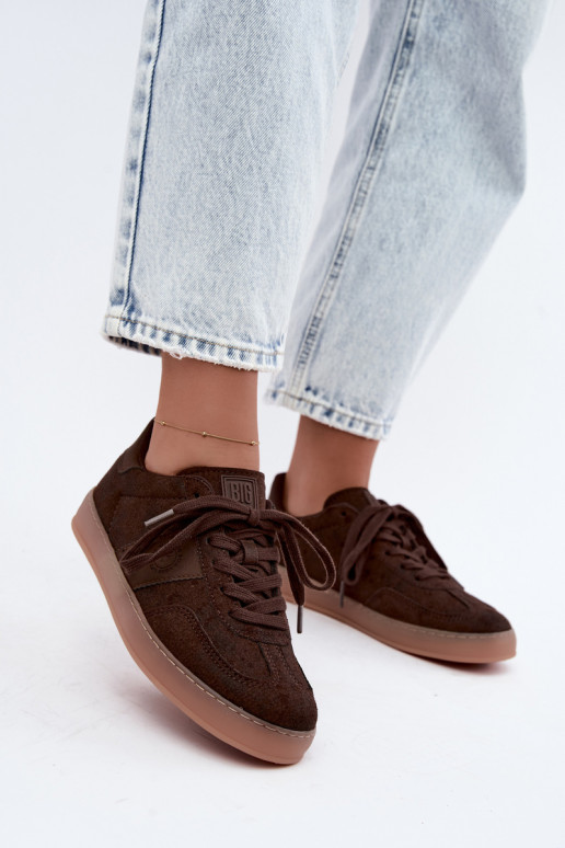 Zapatillas de mujer Big Star color chocolate
