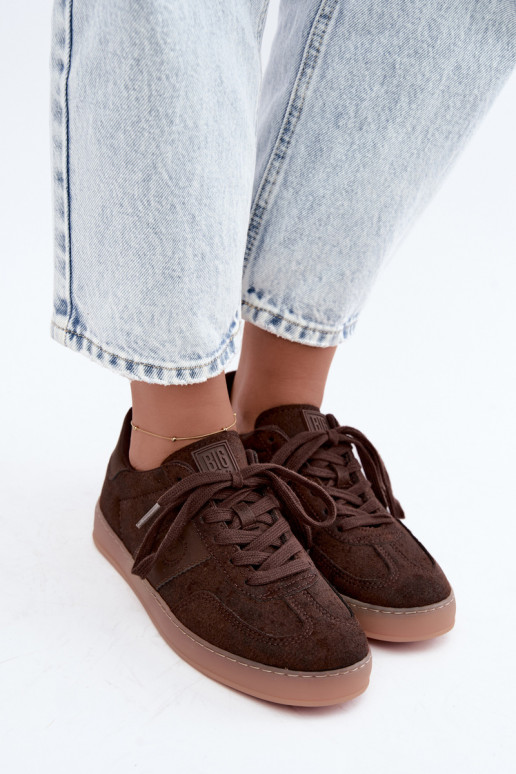 Zapatillas de mujer Big Star color chocolate