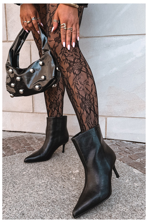 Botines con tacones finos y aislamiento, tipo slip-on Big Star UU274494 negros