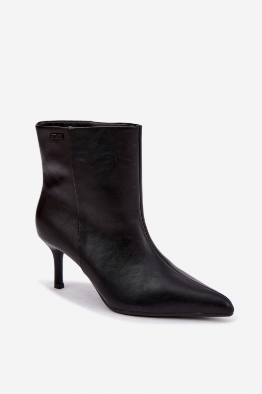 Botines con tacones finos y aislamiento, tipo slip-on Big Star UU274494 negros