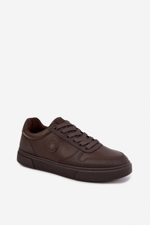 Zapatillas para hombres Big Star UU174326 color chocolate