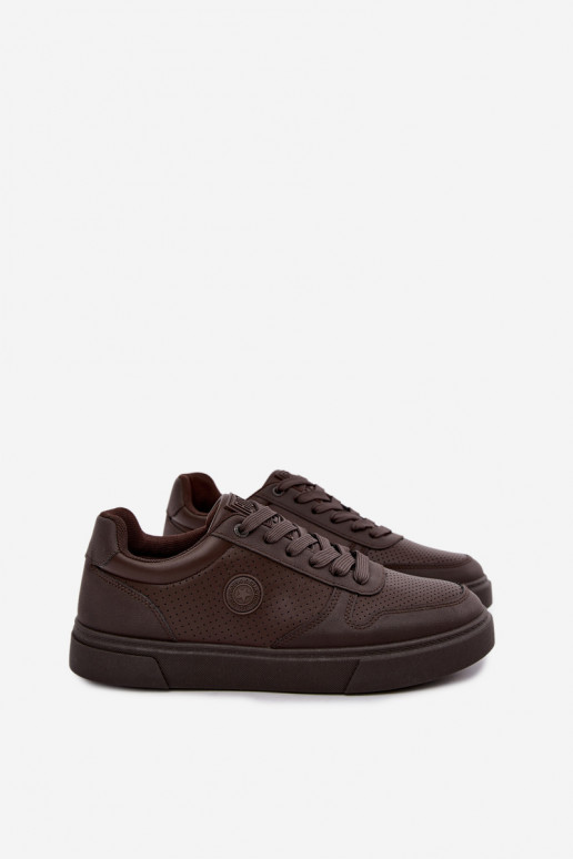 Zapatillas para hombres Big Star UU174326 color chocolate