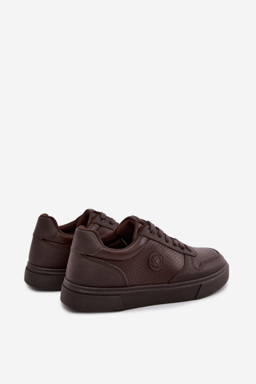 Zapatillas para hombres Big Star UU174326 color chocolate