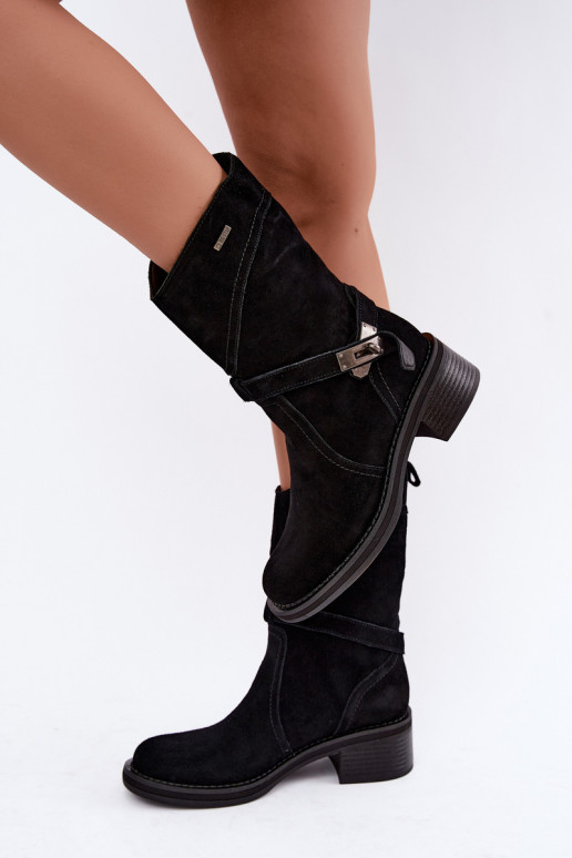 botines aislados para mujeres Big Star UU274608 en negro