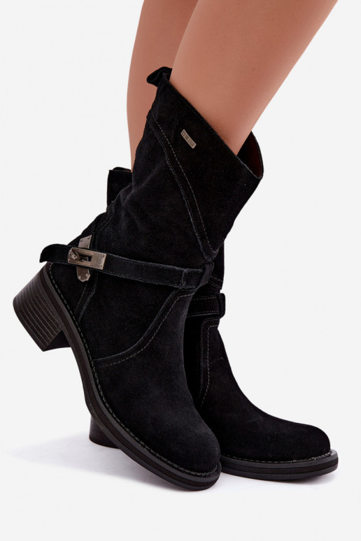 botines aislados para mujeres Big Star UU274608 en negro