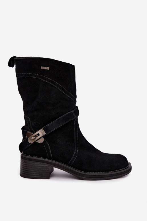 botines aislados para mujeres Big Star UU274608 en negro