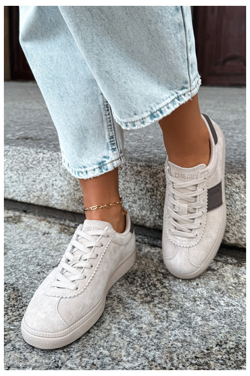 Zapatillas de mujer de ante sintético Big Star UU274440 en arena