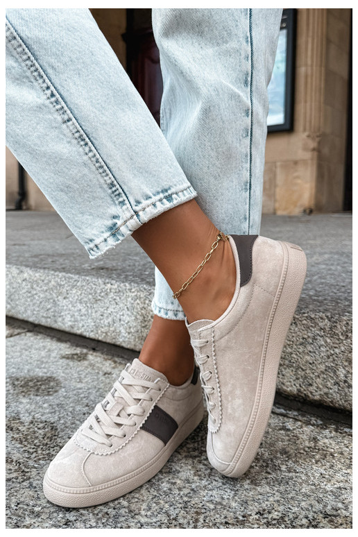 Zapatillas de mujer de ante sintético Big Star UU274440 en arena