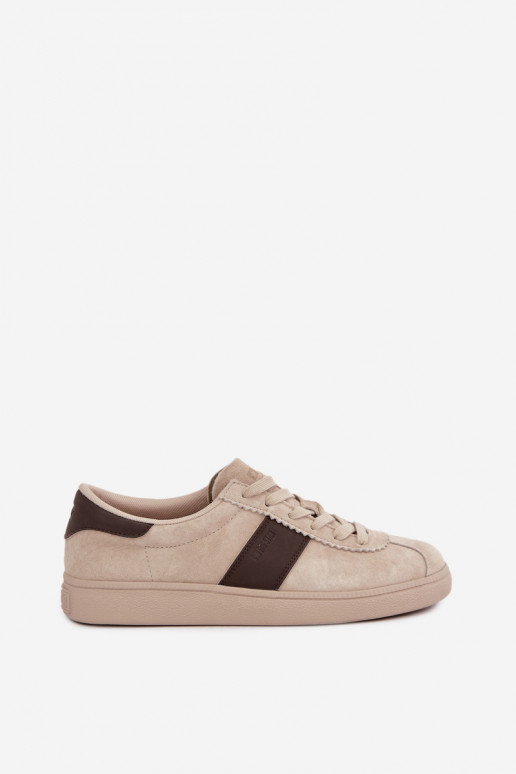 Zapatillas de mujer de ante sintético Big Star UU274440 en arena