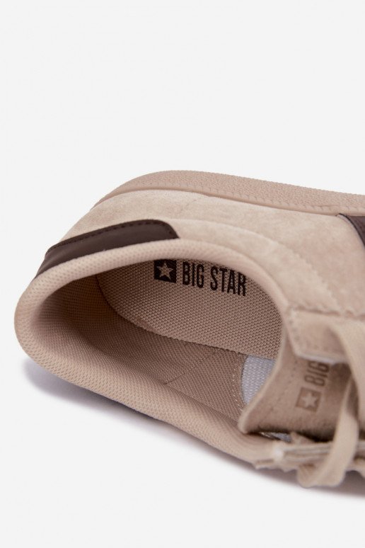 Zapatillas de mujer de ante sintético Big Star UU274440 en arena