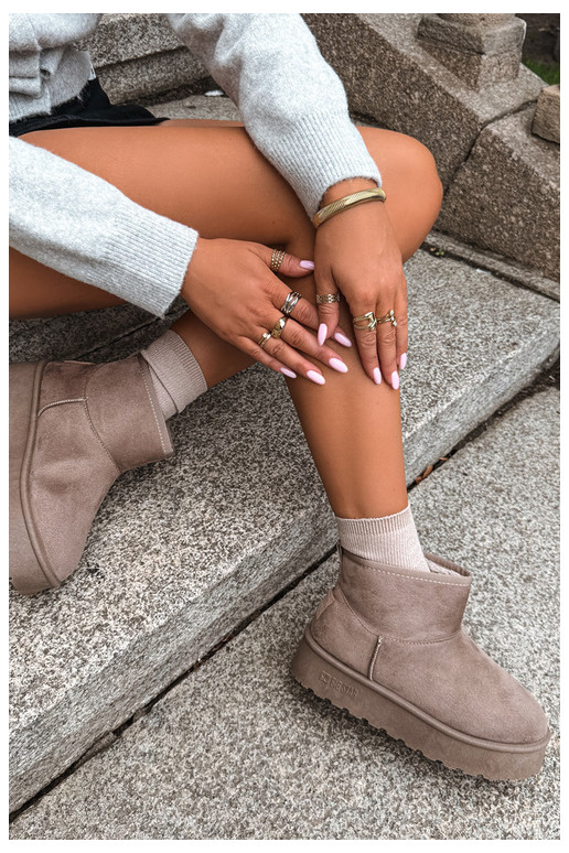 Botas de nieve con plataforma Big Star UU274224 en arena