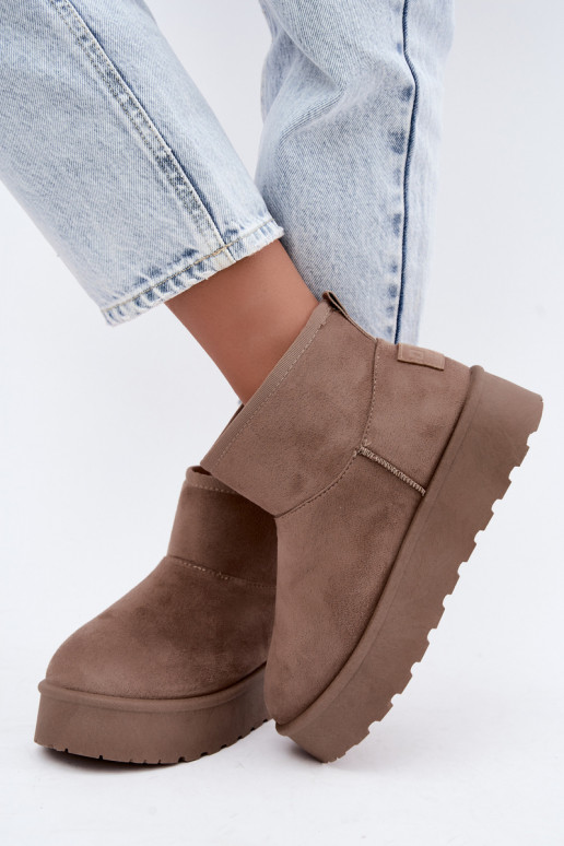 Botas de nieve con plataforma Big Star UU274224 en arena