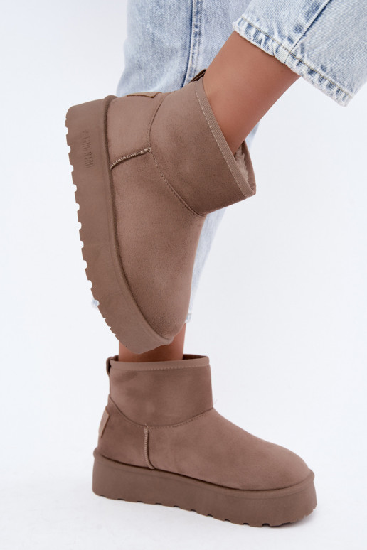 Botas de nieve con plataforma Big Star UU274224 en arena