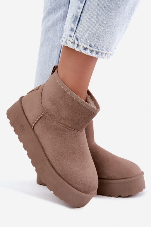 Botas de nieve con plataforma Big Star UU274224 en arena