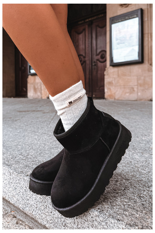 Botas de nieve con plataforma Big Star UU274222 en negro