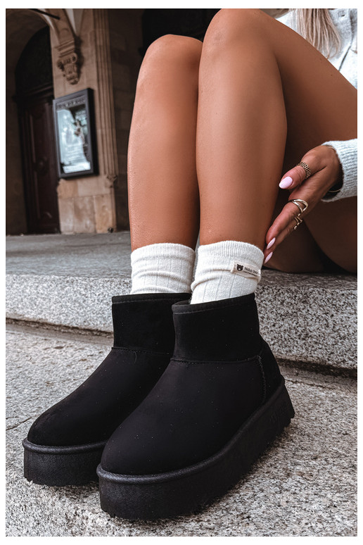 Botas de nieve con plataforma Big Star UU274222 en negro