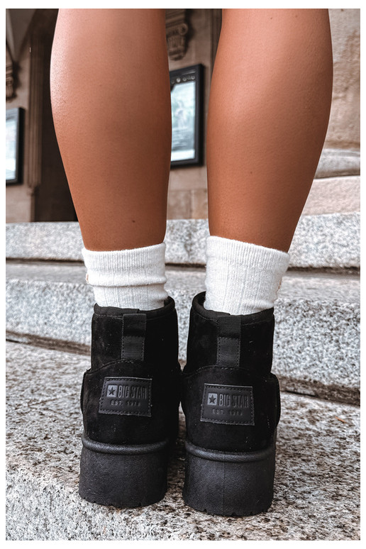 Botas de nieve con plataforma Big Star UU274222 en negro