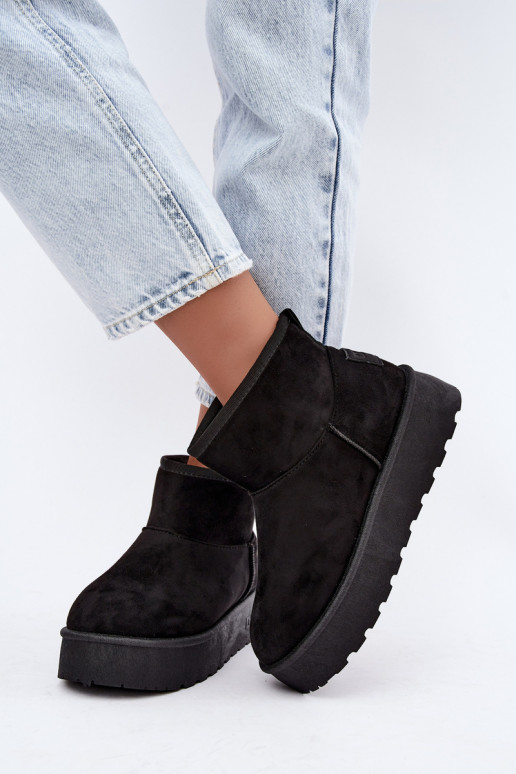 Botas de nieve con plataforma Big Star UU274222 en negro