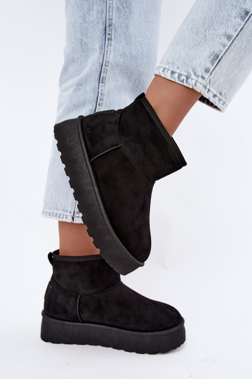 Botas de nieve con plataforma Big Star UU274222 en negro