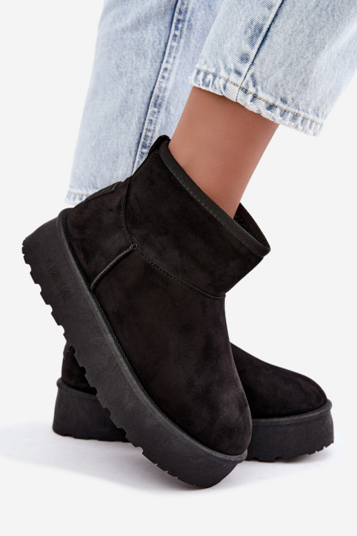 Botas de nieve con plataforma Big Star UU274222 en negro