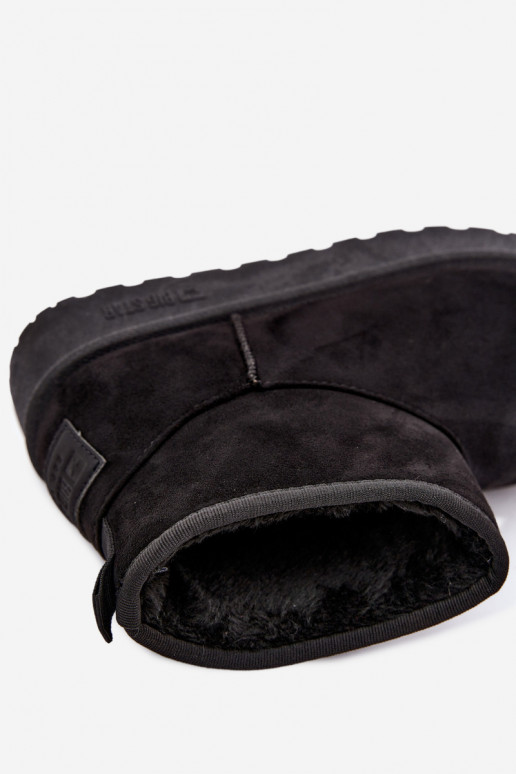 Botas de nieve con plataforma Big Star UU274222 en negro