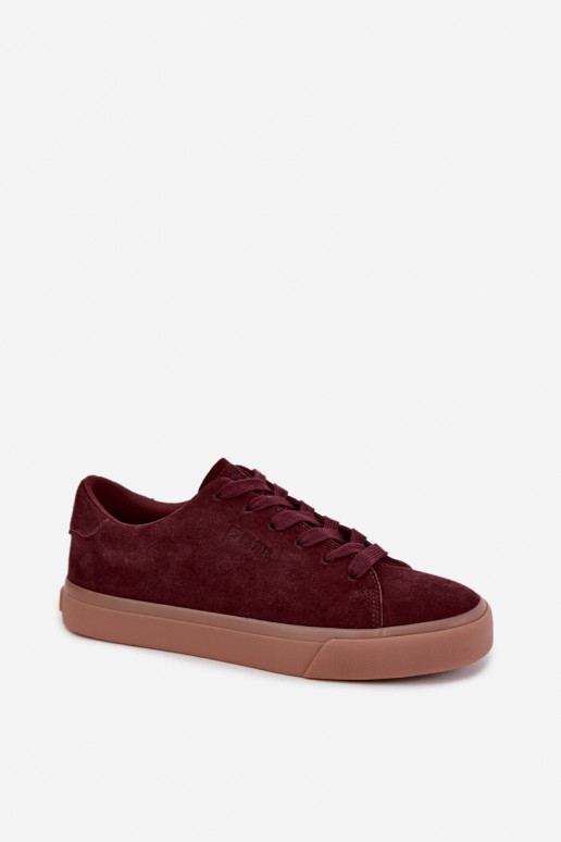 Zapatillas de mujer Big Star UU274242 en burdeos