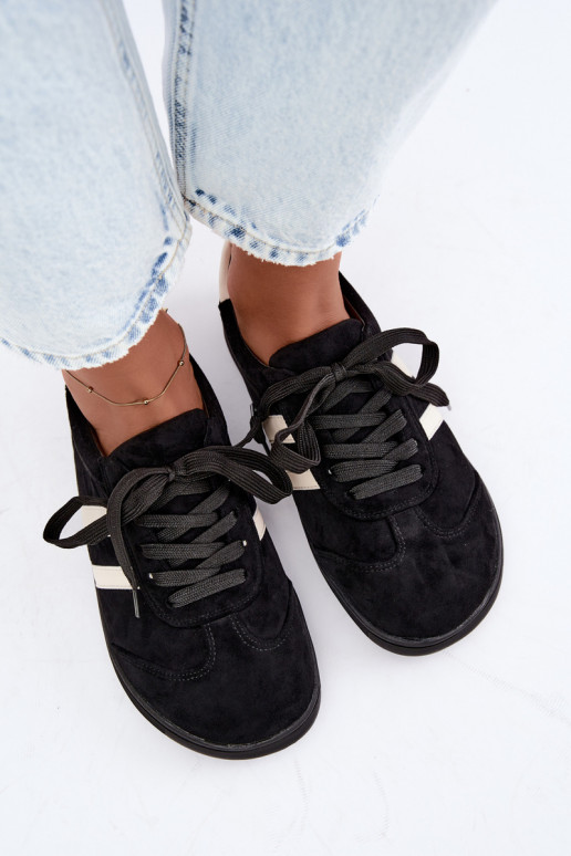 Zapatillas para mujeres Barefoot color negro Kessy