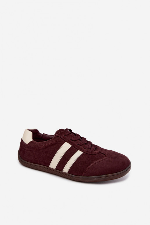 Zapatillas para mujeres Barefoot color burdeos Kessy