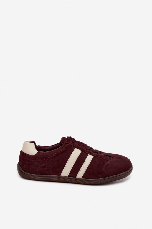 Zapatillas para mujeres Barefoot color burdeos Kessy