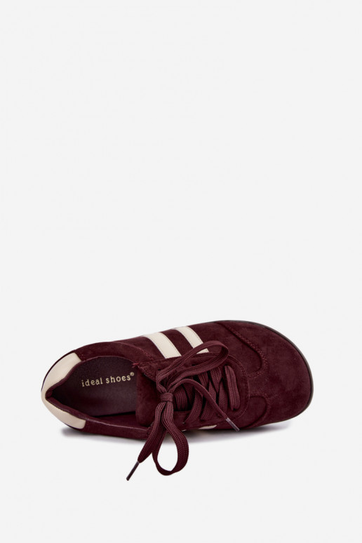 Zapatillas para mujeres Barefoot color burdeos Kessy