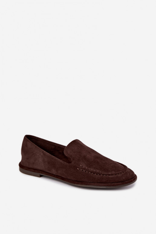 Mocasines para mujeres color chocolate Mireliah