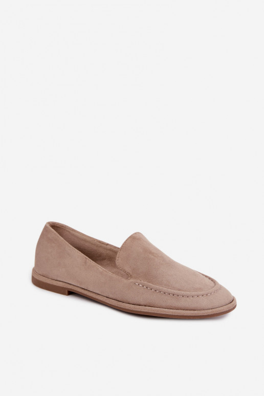 Mocasines para mujeres color arena Mireliah